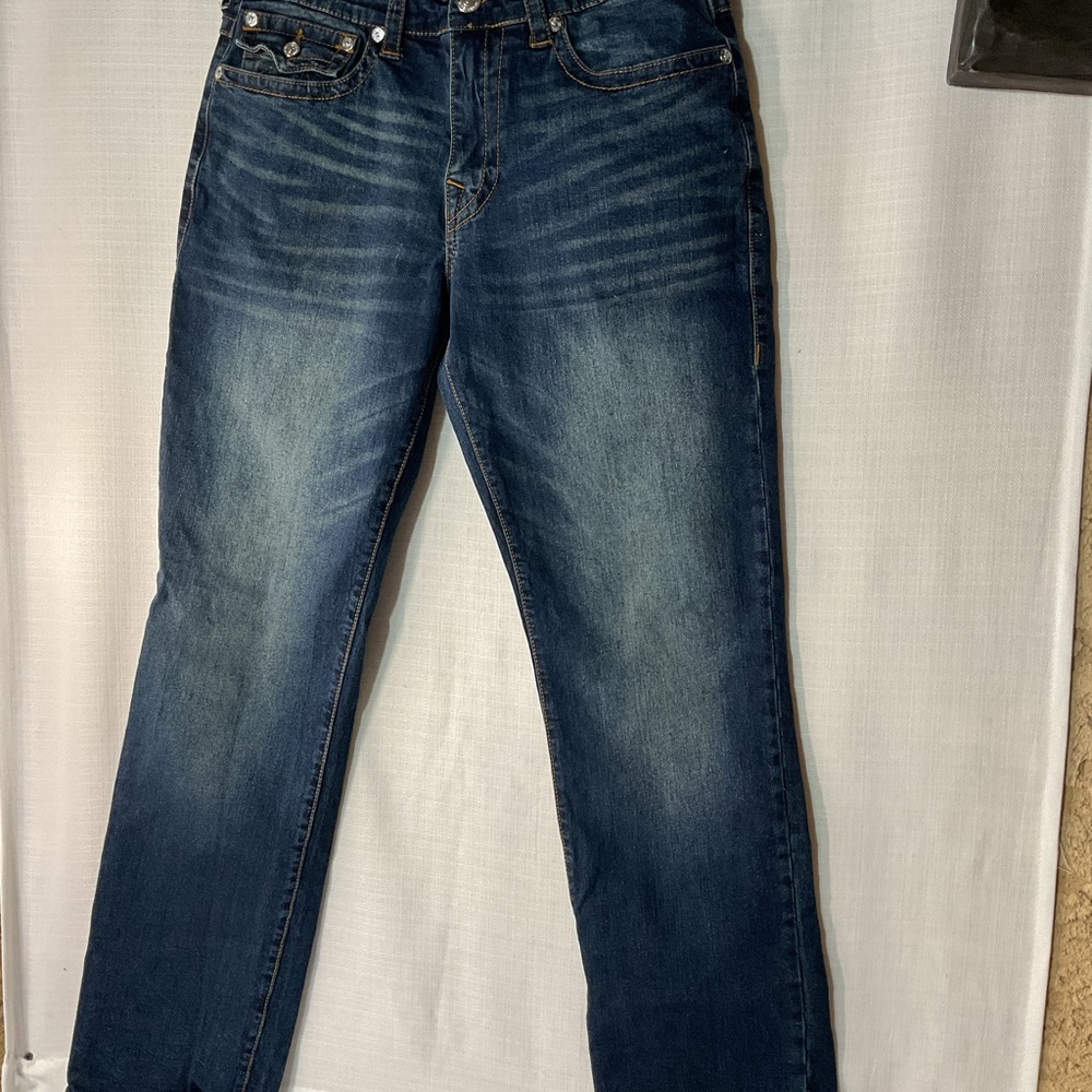 True Religion Dark Blue Straight Jeans